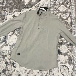 BYLT Basics Men's Zip Up Sweater - Light Gray